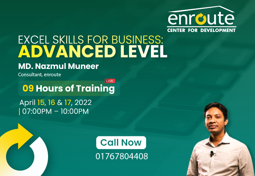 Excel Skills for Business_ Advanced Level-01 April -2022 Excel Skills for Business_ Advanced Level-01 April -2022